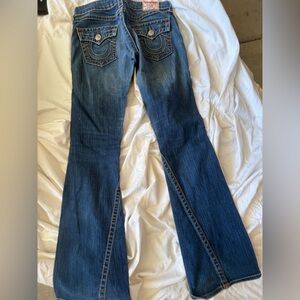 True Religion Dark Blue Flare Jeans original Y2K